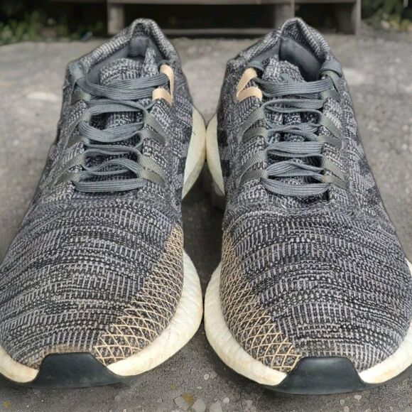 Adidas  Pureboost All Terrain Running Shoes Grey Men's Size 12 US - Picture 2 of 7